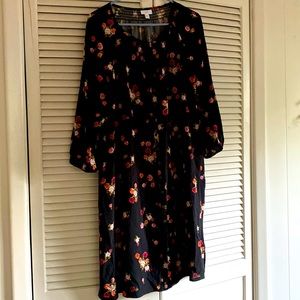 JJill button down dress size L